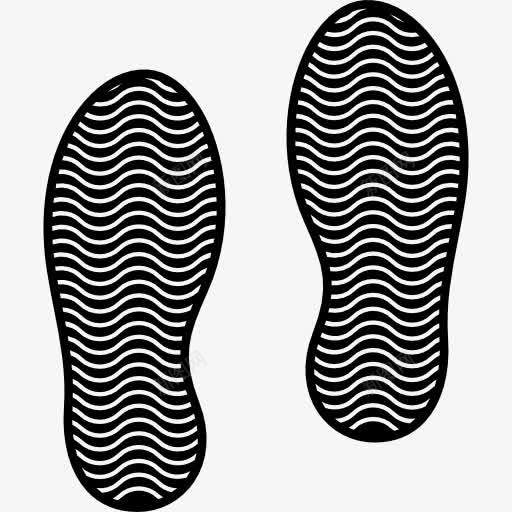 足迹图标png_新图网 https://ixintu.com 形状 指纹 脚印 鞋 鞋类