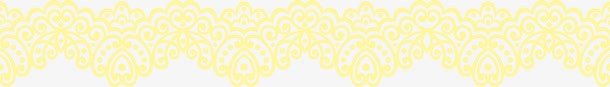 黄色简约植物花纹边框纹理png免抠素材_新图网 https://ixintu.com 免抠PNG 古典 复古 植物 简约 花纹 花边 边框纹理 黄色