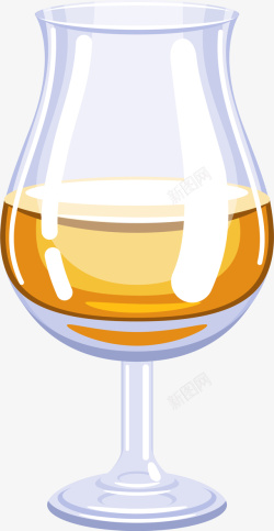 金色玻璃杯美酒素材