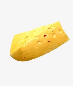 一块黄色奶酪素材