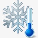 thermometer雪花温度计iconslandweather图标高清图片
