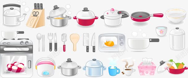 家用电器png免抠素材_新图网 https://ixintu.com 家用电器 电饭煲