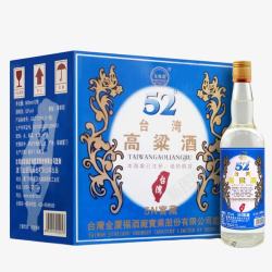 瓶装白酒台湾52度高粱酒高清图片