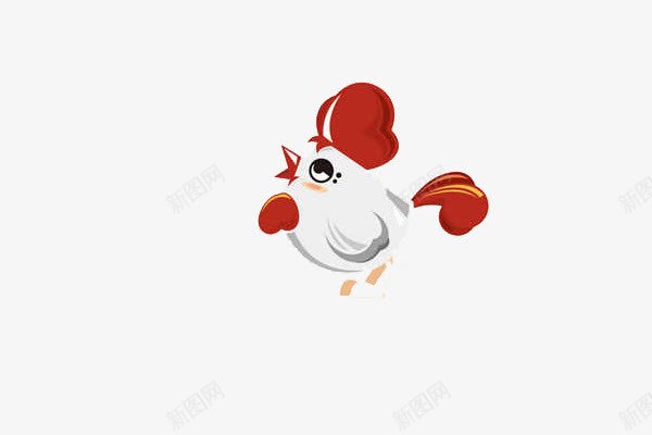 一只白色卡通小鸡png免抠素材_新图网 https://ixintu.com 一只 卡通 小鸡 白色