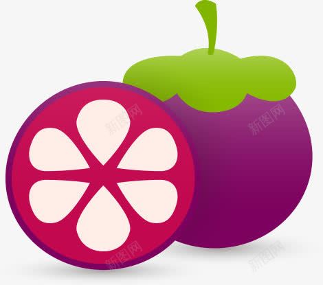 山竹png免抠素材_新图网 https://ixintu.com 山竹 果实 水果 水果素材 食品