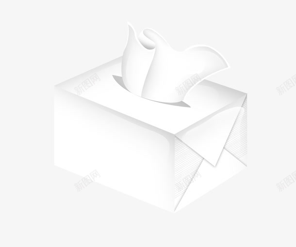 手绘纸巾盒png免抠素材_新图网 https://ixintu.com 包装 手绘 纸巾 纸盒