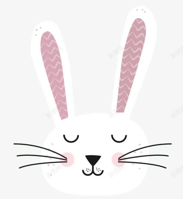 可爱卡通小白兔png免抠素材_新图网 https://ixintu.com 动物 十二生肖 可爱卡通 小白兔