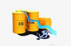 石油跌价素材