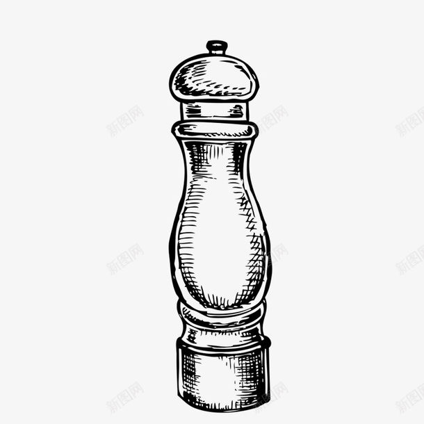 素描小瓶子png免抠素材_新图网 https://ixintu.com 一个 卡通 小瓶子 手绘 水墨 简笔 素描 黑色