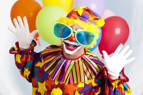 滑稽的小丑png免抠素材_新图网 https://ixintu.com 小丑 彩色发型 气球 滑稽 滑稽的小丑 表演假期