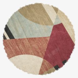 图案欧式花纹圆形地毯素材