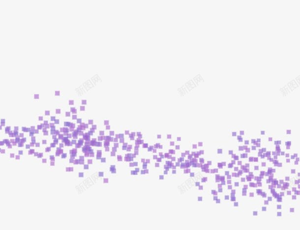 紫色小点点效果元素png免抠素材_新图网 https://ixintu.com 光 免抠 前景 背景
