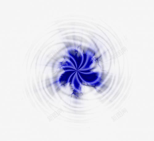 水png免抠素材_新图网 https://ixintu.com 旋窝 水纹 蓝紫色