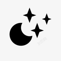 月亮星星freecns积云素材