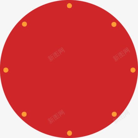 鼓png免抠素材_新图网 https://ixintu.com 声音 敲鼓 红色