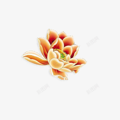 手绘荷花psd免抠素材_新图网 https://ixintu.com 中国风 手绘荷花 荷花