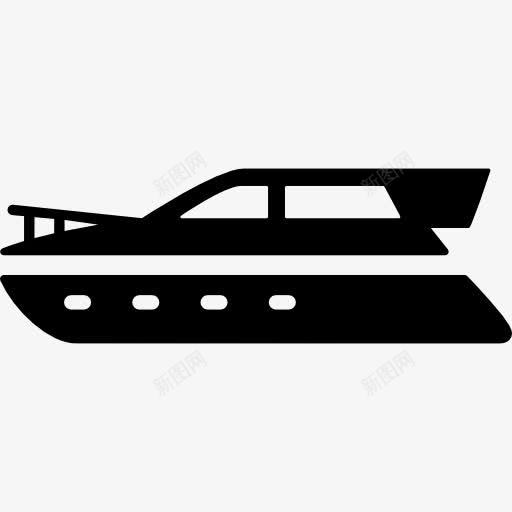 游艇船图标png_新图网 https://ixintu.com 船只 船舶 车辆 运输