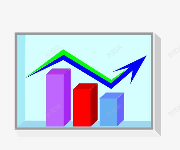 彩色数据分析图png免抠素材_新图网 https://ixintu.com 分析 商业 数据 数据分析图 矢量数据表 箭头