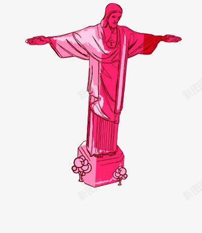 耶稣雕像png免抠素材_新图网 https://ixintu.com 卡通图片 耶稣雕像