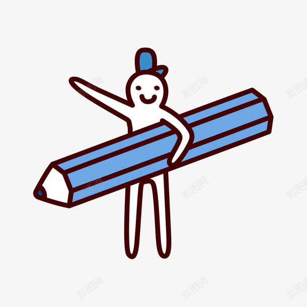 卡通工程师png免抠素材_新图网 https://ixintu.com 卡通 工程师 手绘 白色 素材 铅笔