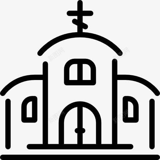 图标png_新图网 https://ixintu.com 修道院教堂 基督教文化 宗教 寺庙 建筑 纪念碑