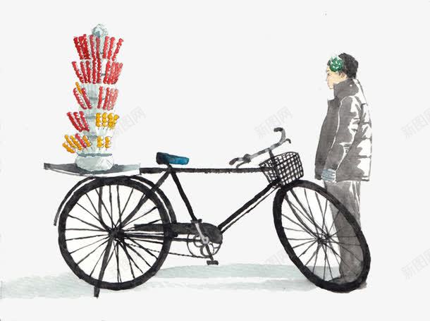 手绘卖糖葫芦人物png免抠素材_新图网 https://ixintu.com 卖糖葫芦 卡通人物 图片 手绘