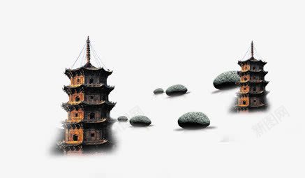 传统古典建筑高塔png免抠素材_新图网 https://ixintu.com 传统 古典 建筑 高塔
