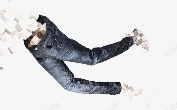 飞起的牛仔裤png免抠素材_新图网 https://ixintu.com 牛仔裤 衣物 裤子 飞起的牛仔裤