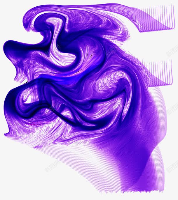 紫色抽象丝雾背景png免抠素材_新图网 https://ixintu.com 丝雾 抽象 艺术 设计