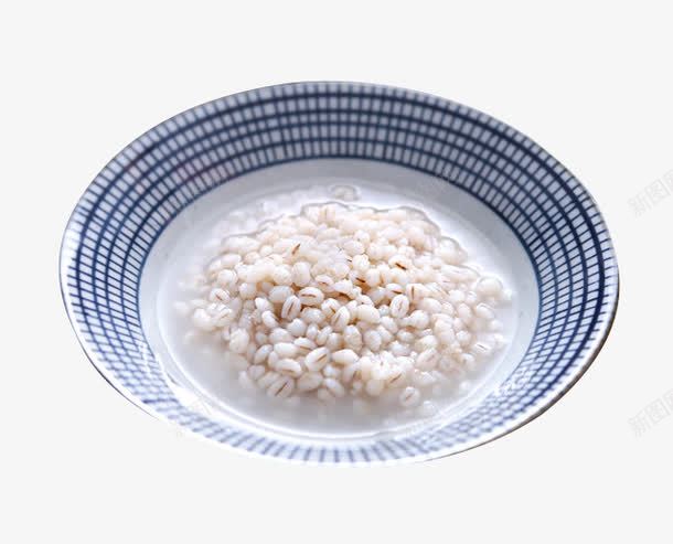 一碗煮熟的薏米png免抠素材_新图网 https://ixintu.com 一碗煮熟的薏米 瓷碗 薏米