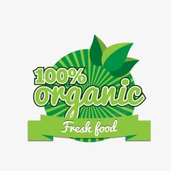 有机食品英文有机食品绿色标签高清图片