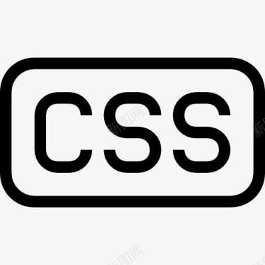 CSS编程文件类型符号中风图标图标