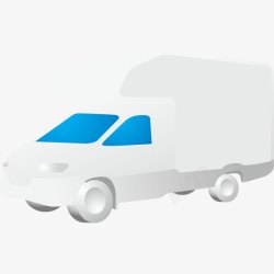 白色救护车模型素材