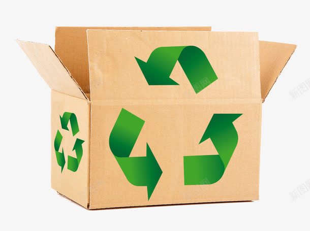 包装纸箱png免抠素材_新图网 https://ixintu.com 循环 环保 箱子 货物 货运 运输