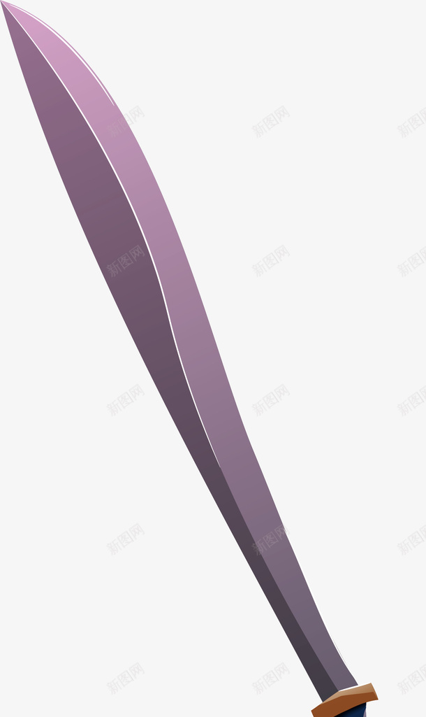 游戏用紫红色刀剑刀具矢量图ai免抠素材_新图网 https://ixintu.com 刀 刀具 剑 游戏 玩具 道具 矢量图