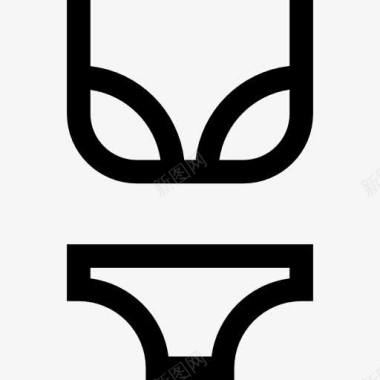 Bikini图标图标