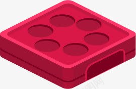 红色正方形盒png免抠素材_新图网 https://ixintu.com 正方形 红色
