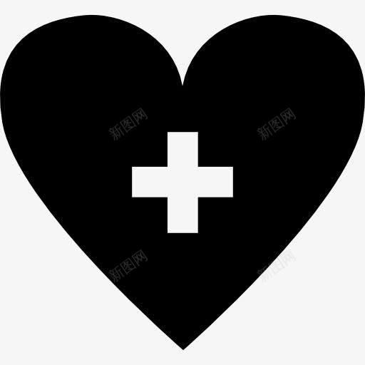 心与加法符号图标png_新图网 https://ixintu.com 像 医疗 心 技术 添加