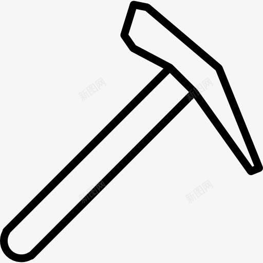选择大纲图标png_新图网 https://ixintu.com 工具和器具 挑捡 轮廓 选择工具 选择锤 锤的轮廓 锤锤