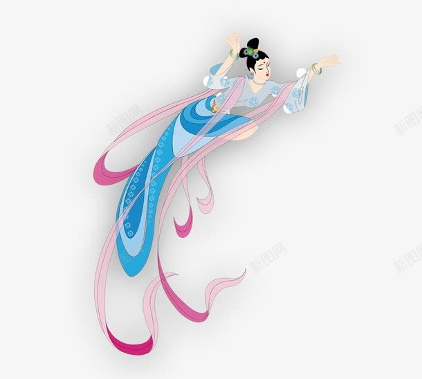 中秋嫦娥png免抠素材_新图网 https://ixintu.com 中国风 中秋素材 嫦娥
