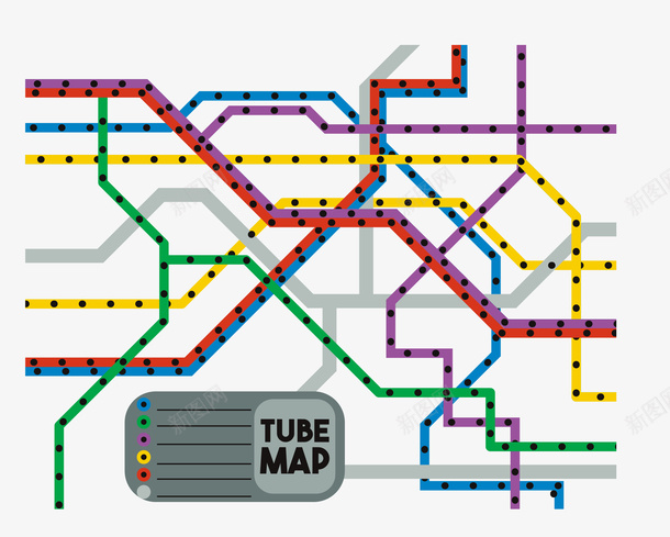 城市铁路交通地图装饰png免抠素材_新图网 https://ixintu.com 交通 公交路线 地铁线路图 城市运输 城市铁路交通地图底纹 运输线路