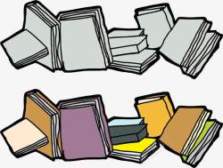 堆积的书散落堆积的书高清图片