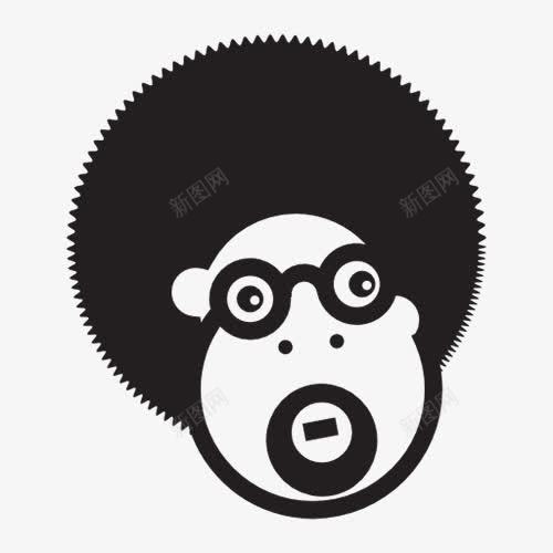 非洲式发型AnyOldIcons图标png_新图网 https://ixintu.com afro 非洲式发型