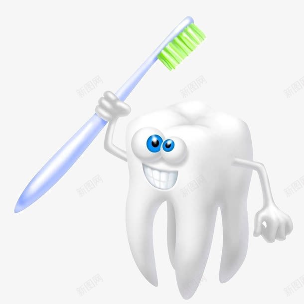 牙齿口腔问题png免抠素材_新图网 https://ixintu.com 口腔 护理 牙刷 牙齿 问题