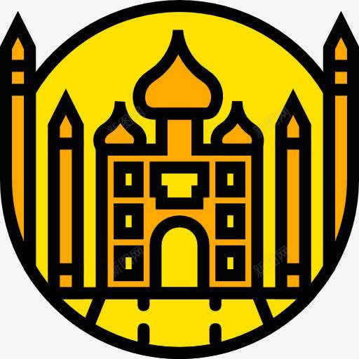 泰姬陵图标png_新图网 https://ixintu.com 亚洲 印度 地标建筑 建筑 泰姬陵 纪念碑 阿格拉