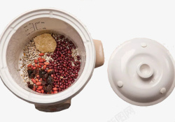 红豆薏米粥素材