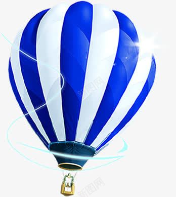 摄影蓝色热气球png免抠素材_新图网 https://ixintu.com 摄影 热气球 蓝色