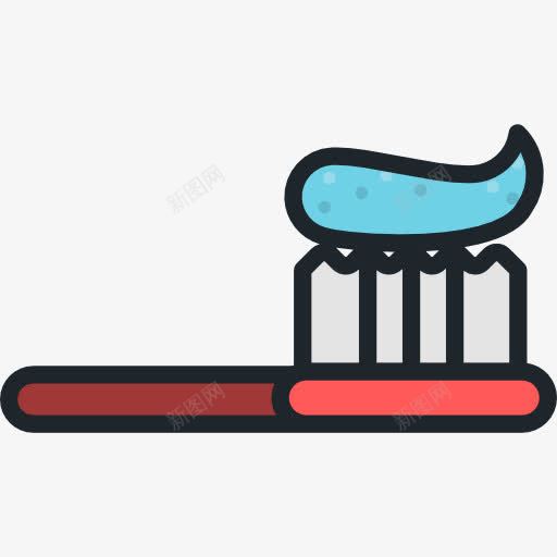 Toothbrush图标png_新图网 https://ixintu.com 保健和医疗 卫生 牙医保健牙刷 牙膏