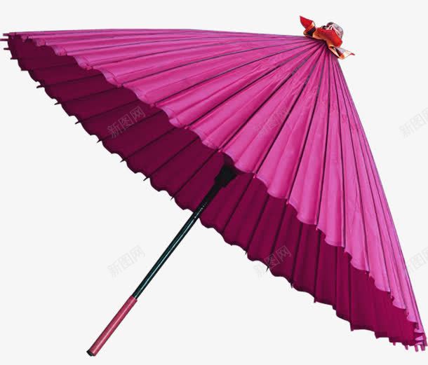 紫红色的油纸伞png免抠素材_新图网 https://ixintu.com 古镇 复古 油纸伞 装饰