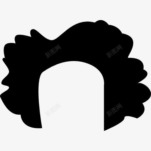 短黑色头发的自定义形状png免抠素材_新图网 https://ixintu.com 头发 定义 形状 黑色
